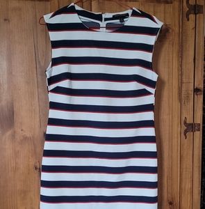 Striped Black and White Dress